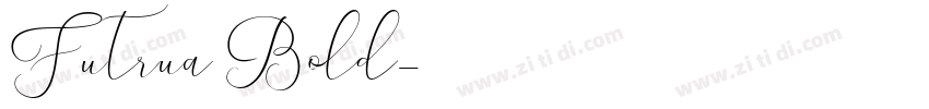 Futrua Bold字体转换